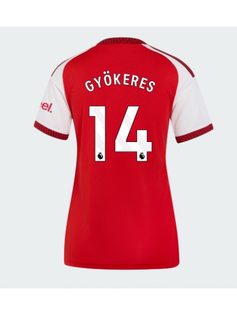 Arsenal Viktor Gyokeres #14 Heimtrikot für Frauen 2026-27 Kurzarm Arsenal Viktor Gyokeres #14 Heimtrikot für Frauen 2026-27 Kurzarm